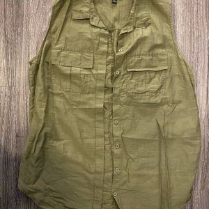 Banana Republic Button Up Tank